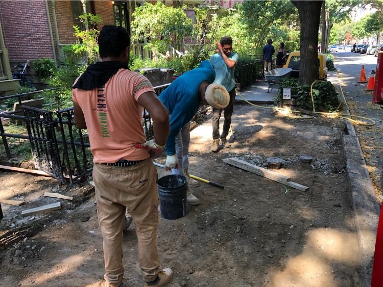 Sidewalk Repair Contractor in New York City